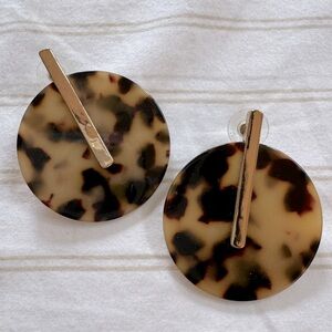 Turtle shell earrings